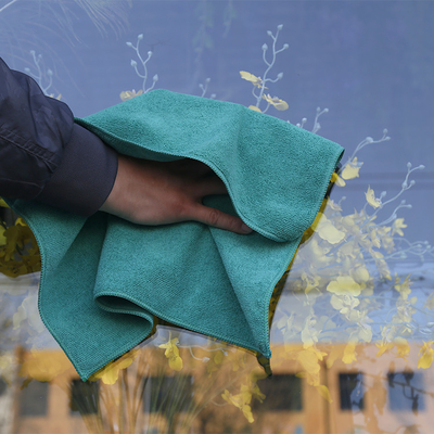 Free Sample Yellow Microfiber Towels 16*16" Car Wash