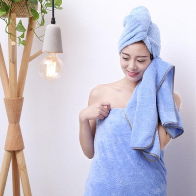 400gsm Lime Green Turquoise Microfiber Extra Large Jumbo Bath Towels For Spa