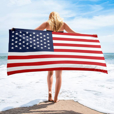 70x140cm 240gsm Jacquard Beach Towel Logo Customized