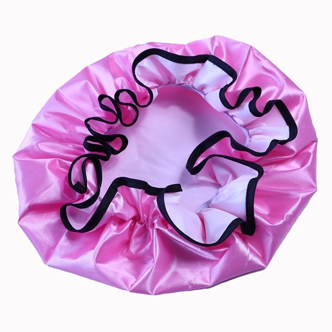 Mixed Layers Bathing Waterproof Shower Cap Color Printing 12x32cm