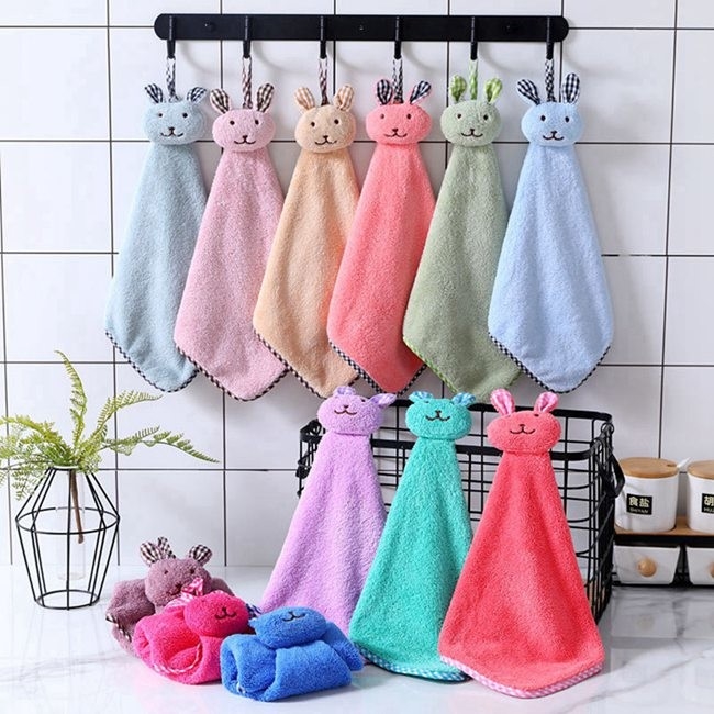 ODM Organic Hanging Tea Towels Kitchen Hand Towel With Hanging Loop